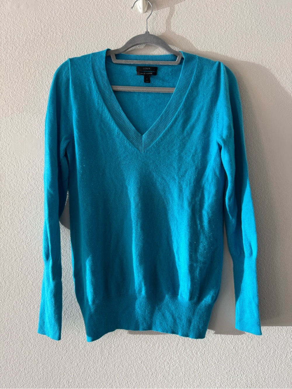 Blue cashmere sweater